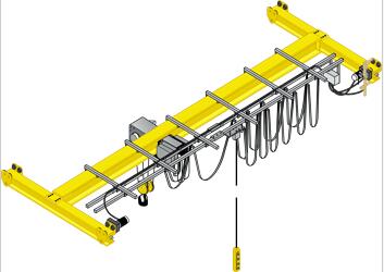 Single girder suspension crane